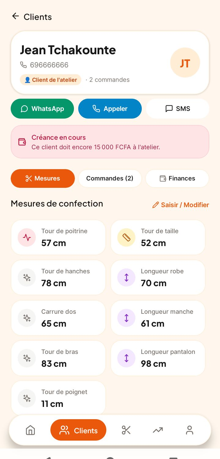 Fiche Client & Contact